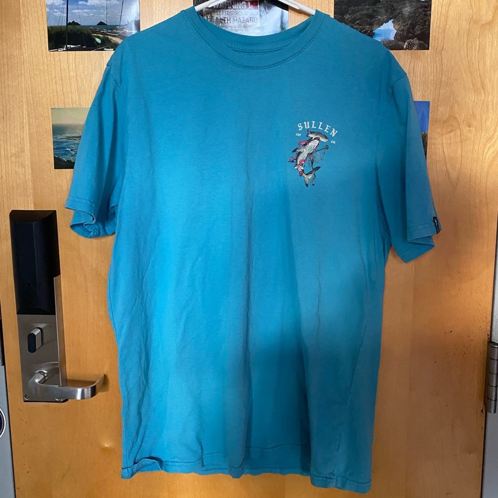Blue sullen shirt